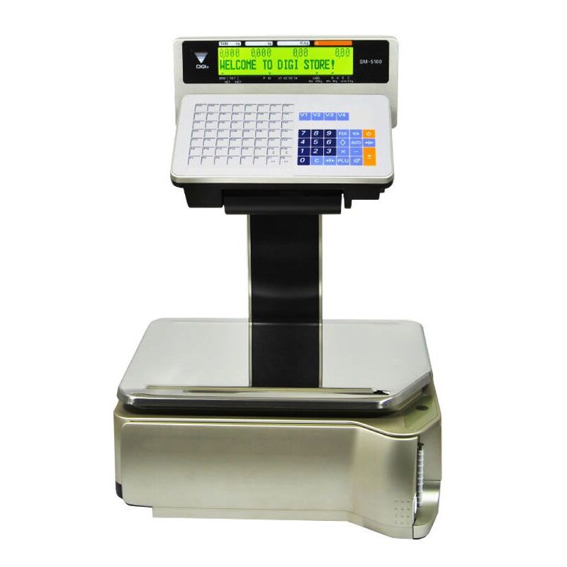 DIGI SM-5100 EV - Ζυγαριά λιανικής με ετικέτα (15kg)